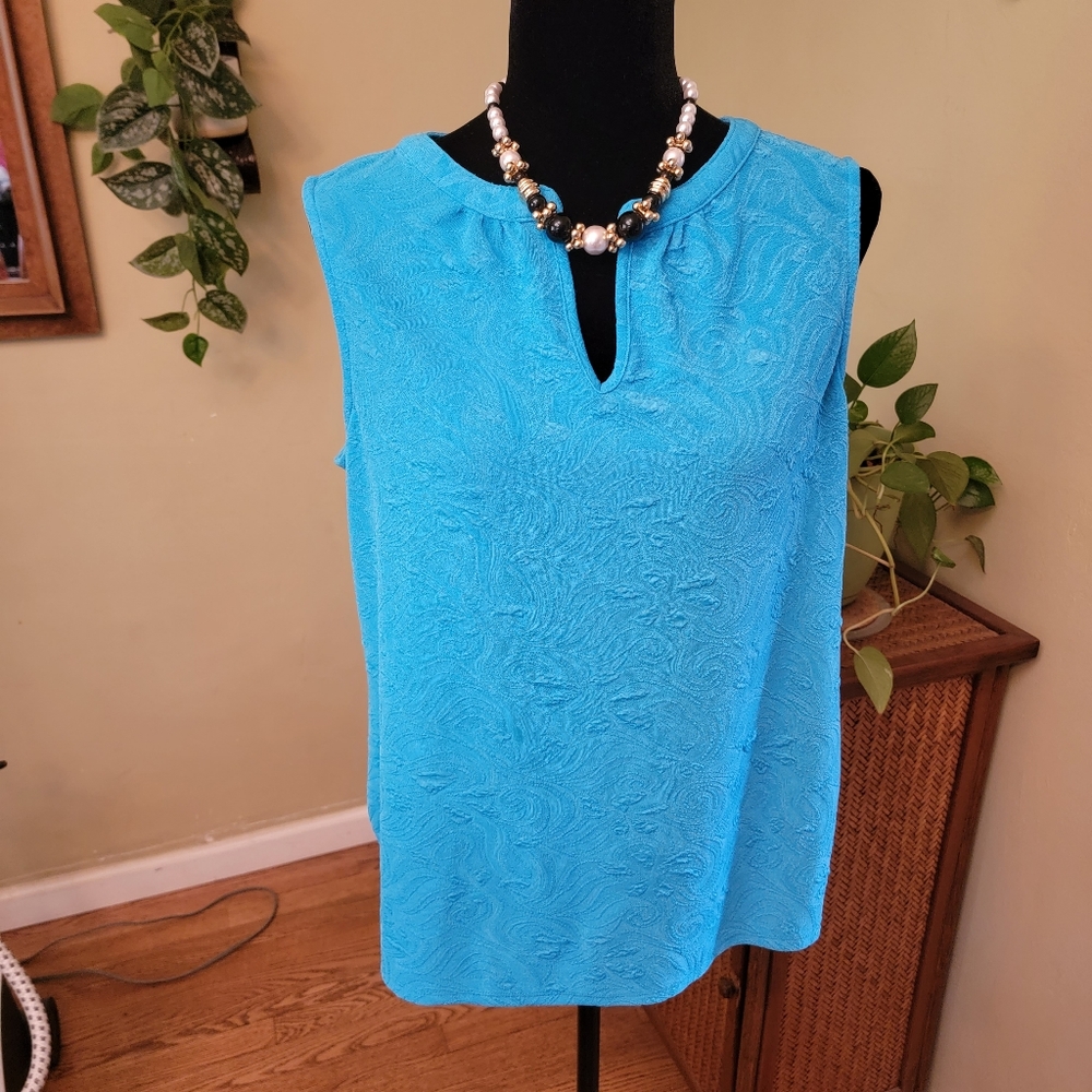 Dana Buchman Turquoise Top